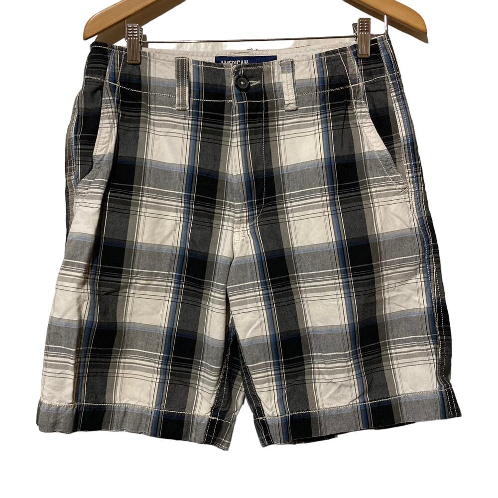 American Eagle Outfitters Mens Shorts 30 Blue Gray‎ White